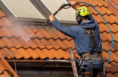 Démoussage et hydrofuge de toiture à Saligney